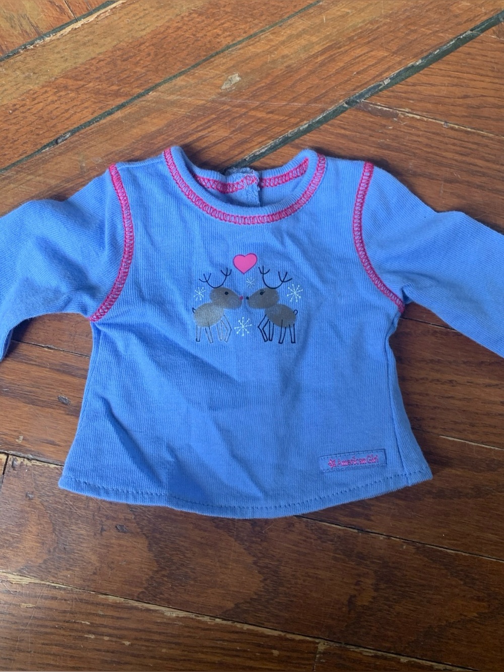 American Girl Reindeer Pajamas Top